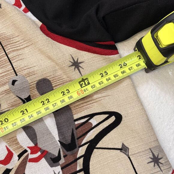 Vintage Steady Last Call Shirt Men XL Black Martini Bowling Rockabilly Retro USA - Picture 6 of 9